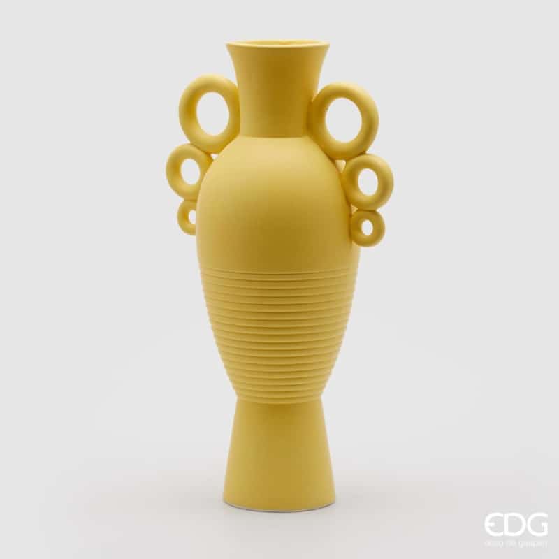 VASE AMPHORA JAUNE