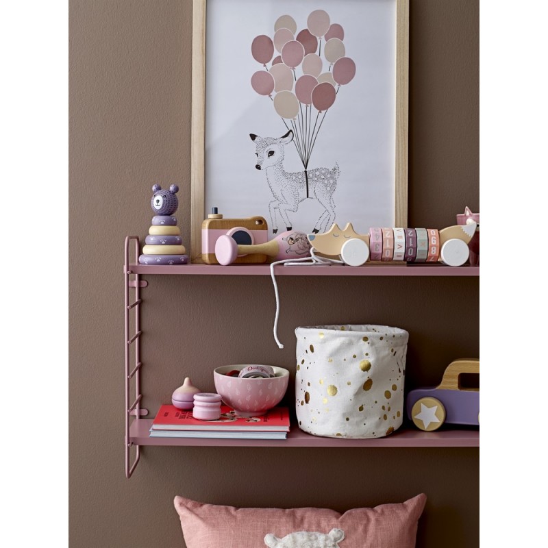 ambiance bis etagere metal rose