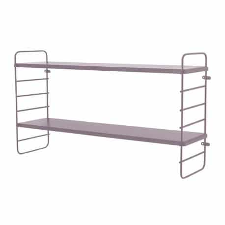 etagere en metal rose